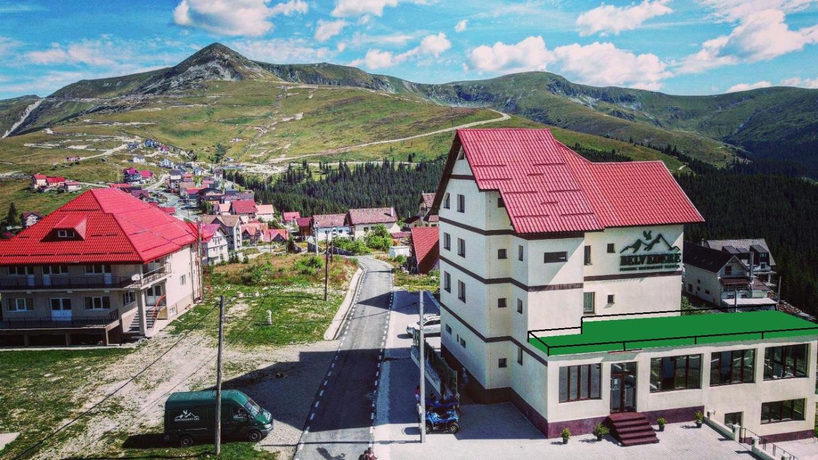 Pensiunea Belvedere Ranca Exteriör bild